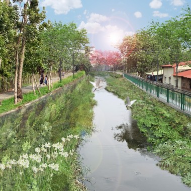 「蜿蜒龍頸溪，民水情相連」龍頸溪水岸環境營造計畫
